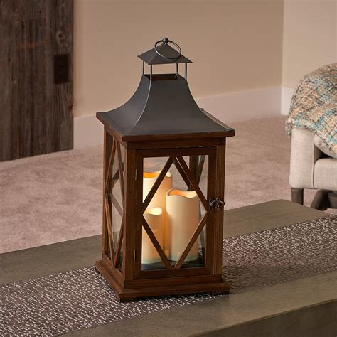 Portland Triple Led Candle Lantern Smart Living Home And Garden Touch