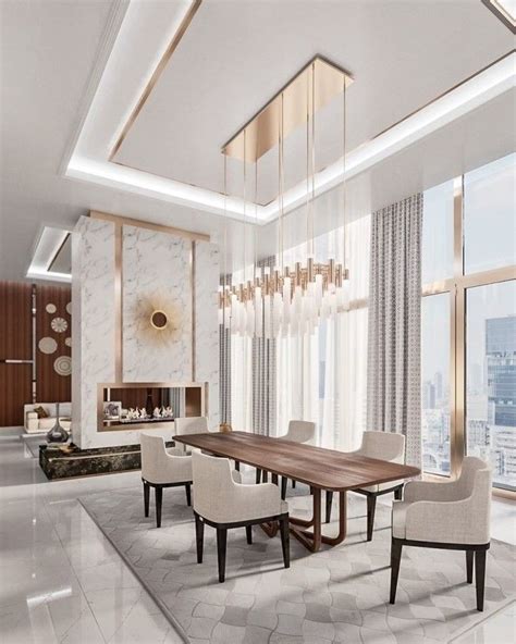 Luxury Modern Dining Room Living Room Interior Design Ideas Roomdesignapp