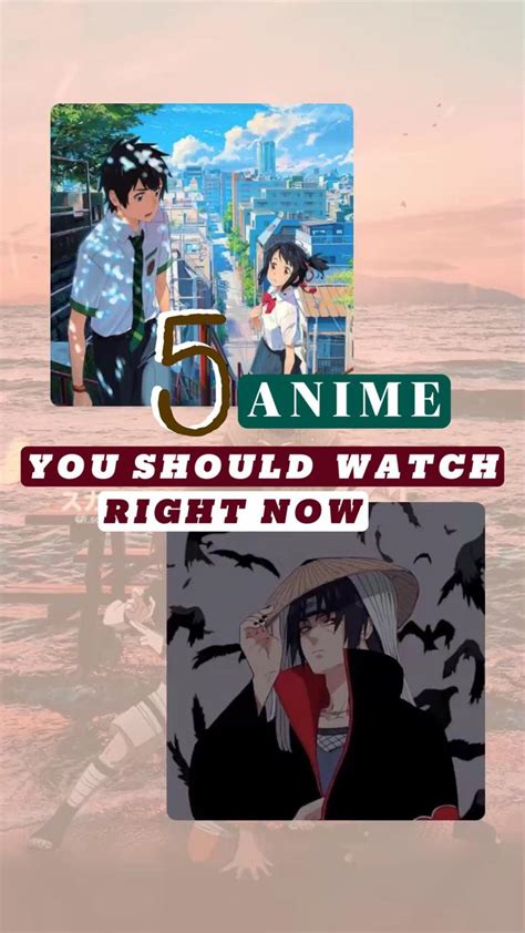 Anime You Should Watch Right Now Anime Anime Guys Good Anime Series