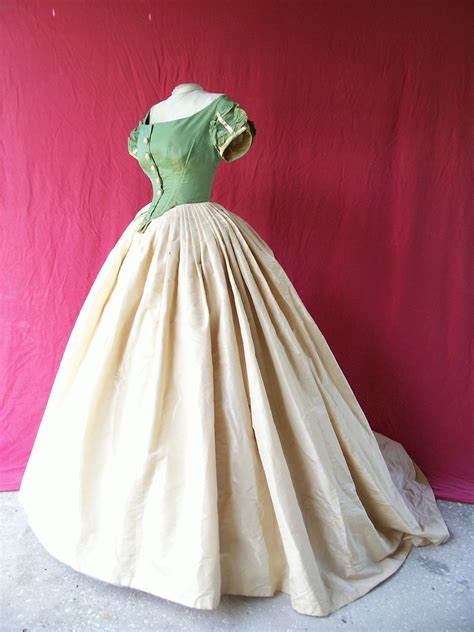 1860s Ball Gown 1800 Dresses I Dont Wear Dresses Fripperiesandfobs