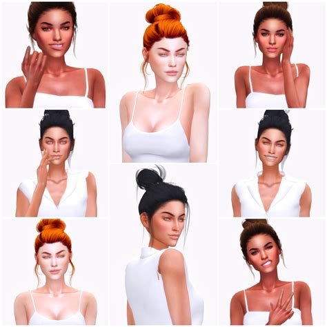 Miraculousgems Cc Katverse Portrait Poses For The Sims Poses