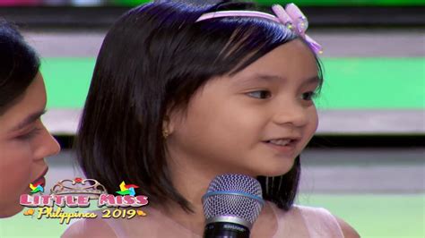 Little Miss Philippines 2019 Question And Answer July 13 2019 Youtube