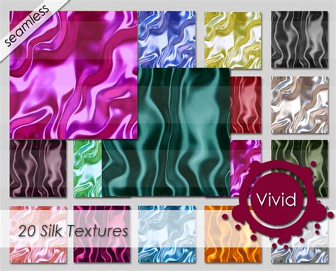 Second Life Marketplace Vivid Silk Textures Seamless