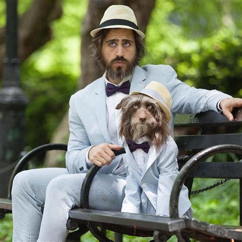 Guy And His Beloved Dog Look Alike So They Dress In Adorable Matching