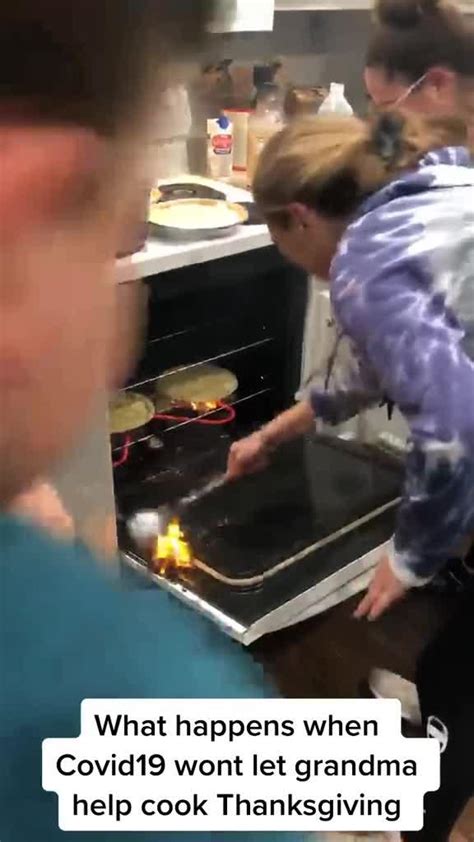 See more ideas about man vs, food, eat. Thanksgiving Dinner Catches Fire In Oven | Jukin Media Inc