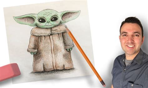 How To Draw Baby Yoda Grogu Small Online Class For