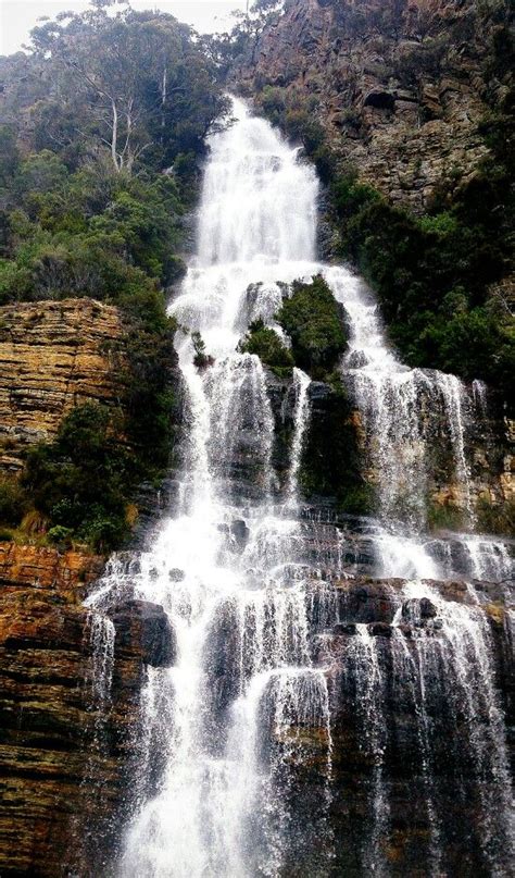 Waterfall At Waterfall Bay Tasmania Australia Holiday Thingstodo