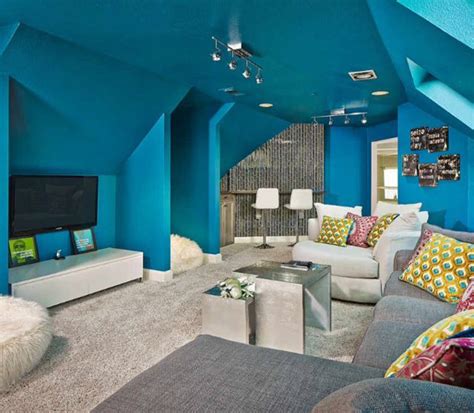 Instead, what is required is careful planning, placement and effort. Basement Ideas With Entertainment Area | HomeMydesign