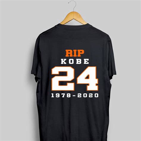 Rip Kobe Bryant 24 Memorial Rest In Peace Shirt Hoodie Sweater
