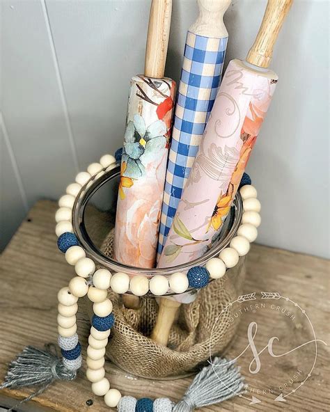 Prima Transfers On Old Rolling Pins Make A Great Project Find The