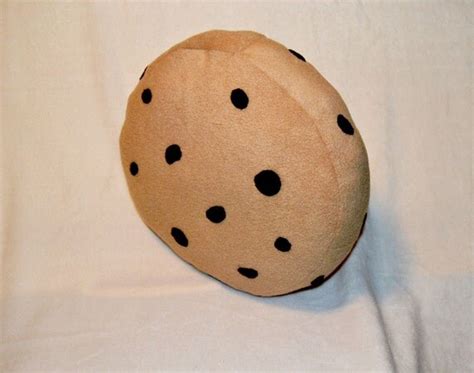 Chocolate Chip Cookie Pillow By Dorkablecreations On Etsy