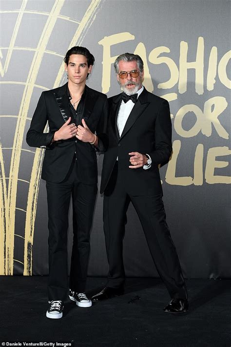 Dylan is quite busy these days, as he is a model and has worked with burberry, saint laurent and more top fashion brands. Pierce Brosnan supports his son Paris as he hits the ...