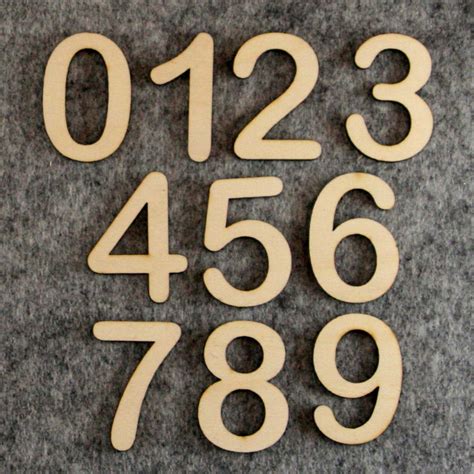Arial Rounded Font Number Set 3mm And 6mm Plywood 0 9 10 Etsy