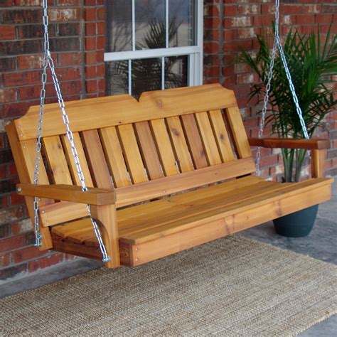 Tmp Outdoor Furniture Victorian Red Cedar Outdoor Porch Swings