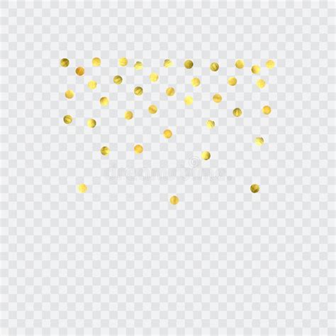 Round Gold Confetti Stock Vector Illustration Of Elegant 113880058