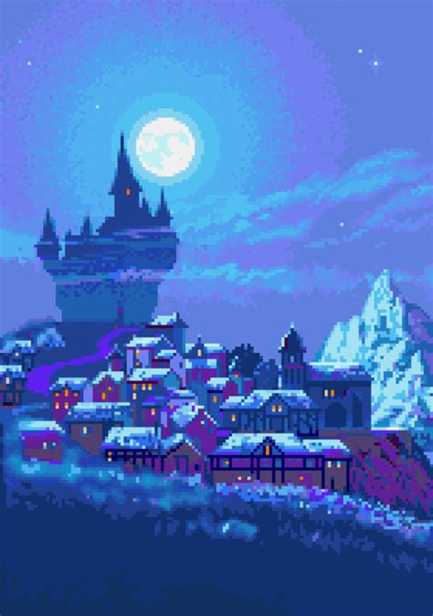 Animated Pixel Art Background Cauldron Amiga Bit Sceneries Sprites
