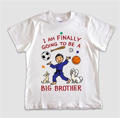 We Were Asked To Make A Custom Big Brother Shirt For Nicholas With All