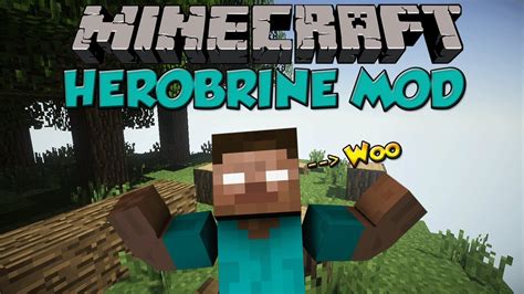 Minecraft Mod Showcase Herobrine Mod Youtube