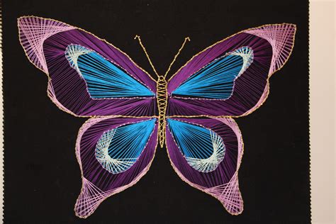 Butterfly String Art String Art Butterfly And String Art Patterns