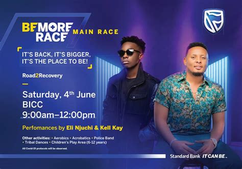 Kell Kay Njuchi To Perform At The 2022 Standard Bank Be More Race