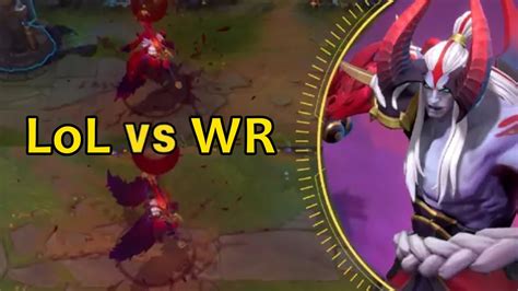 Blood Moon Aatrox Skin Comparison Lol Vs Wild Rift Youtube