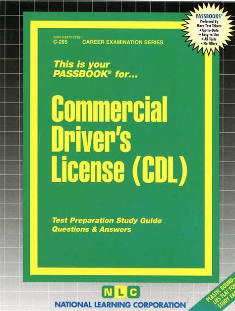 Commercial Drivers License Career Examination Series National