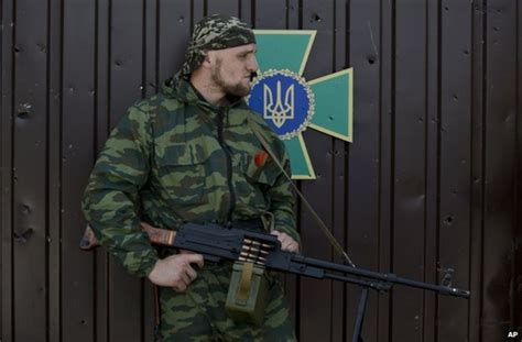 Ukraine Crisis Rebels Take Bases In Luhansk Region Bbc News