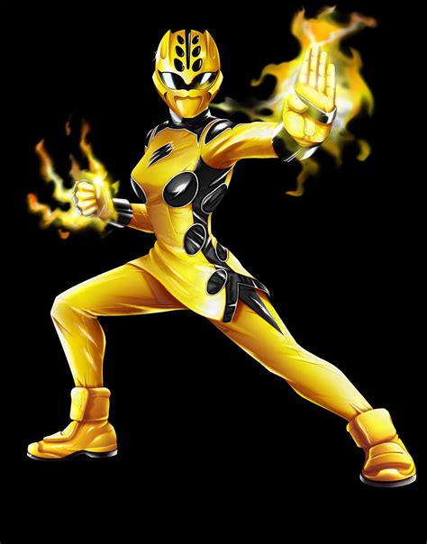 Power Rangers Jungle Fury Yellow Ranger By Dxpro On Deviantart