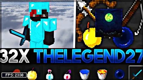 Thelegend27 32x Mcpe Pvp Texture Pack Fps Friendly