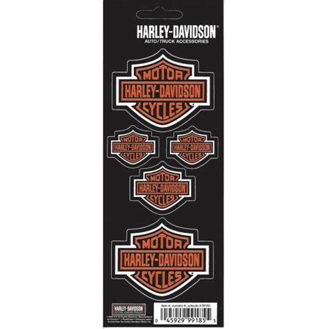 Harley Davidson Bar And Shield Decals