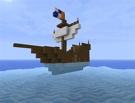 Small Sailing Ship Minecraft Project