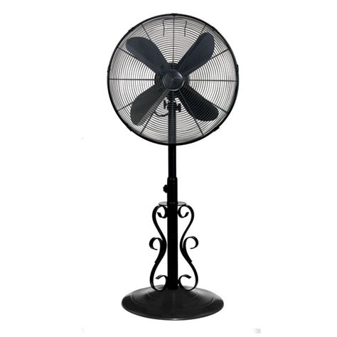 Decobreeze Adjustable Height Oscillating Outdoor Pedestal Fan 18 Inch