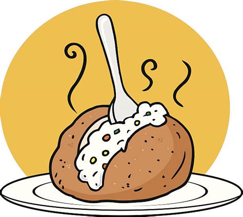 Royalty Free Baked Potato Clip Art Vector Images And Illustrations Istock