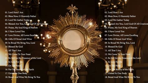 Best Catholic Offertory Hymns For Mass Youtube