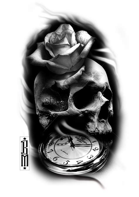 Se complementan muy bien con los tatuajes de catrinas o calaveras mexicanas. Resultado de imagem para desenhos de rosas para tatuar ...