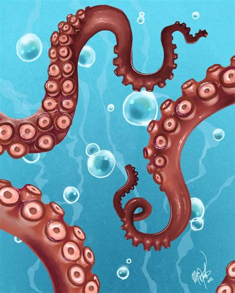 Octopus Tentacles Art By MeganMissfit