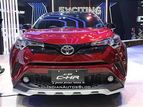 Spied In India Toyota C Hr Trd Showcased At The Giias 2018