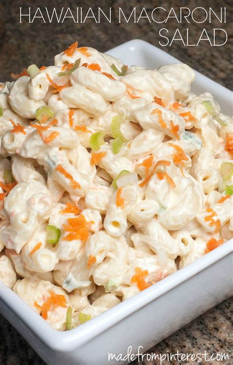 This post includes affiliate links. Hawaiian Macaroni Salad | Recipe | Salad recipes, Hawaiian ...