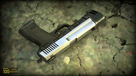 Pistol Texture Overhaul V1 Worldmodel Image Hl2 Amalgam Zenith Mod