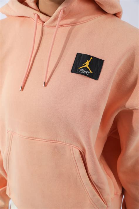 Nike Jordan Flight Fleece Hoodie Apricot Agate Stylerunner