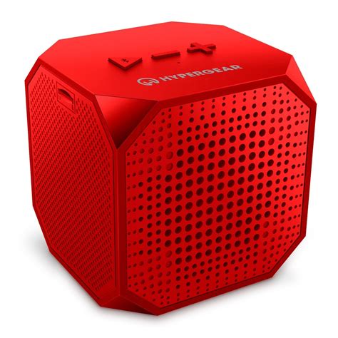 Hypergear Sound Cube Portable Bluetooth Wireless Speaker Hd Sound Red