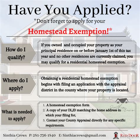 Homestead Exemption Information