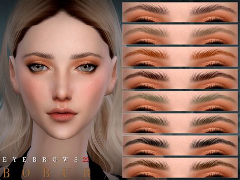 The Sims Resource Bobur Eyebrows 22