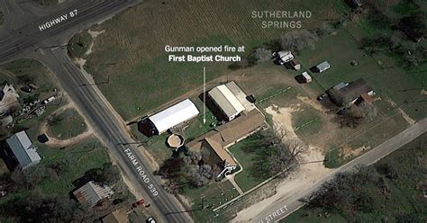 Where The Texas Church Shooting Took Place The New York Times