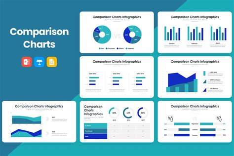 Comparison Charts 2 Powerpoint Template Slidequest