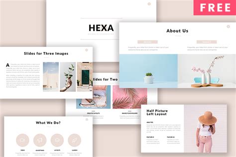 If you're looking for a minimalist powerpoint template for your next business presentation, classroom lesson, or even just your own personal. HEXA Free Minimalist Powerpoint Template