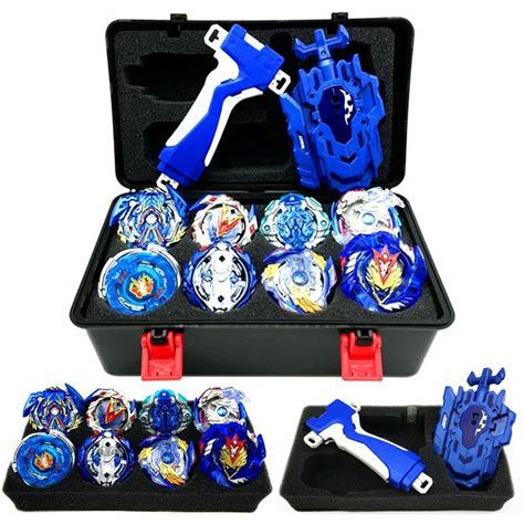 12pcs Beyblade Burst Blue Set Cho Z Valkyrie Turbo Valtryek With