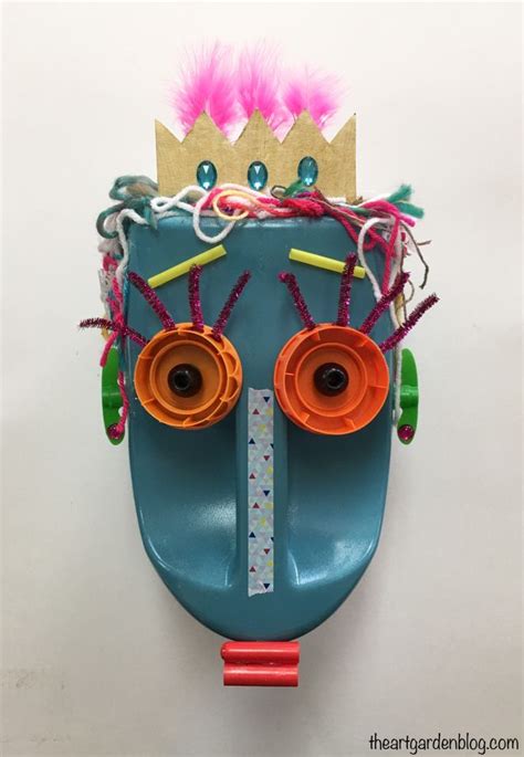 Milk Jug Masks Create Some Fun Masks Or Mythical Creatures Using A