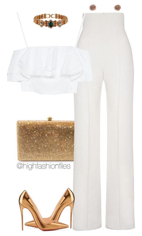 Chic Sleek By Highfashionfiles Liked On Polyvore Featuring Dolli Yves Saint Laurent Zara Mawi