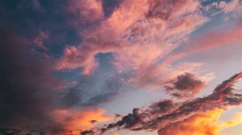 Wallpaper Id 12383 Clouds Porous Sunset Sky Horizon Twilight